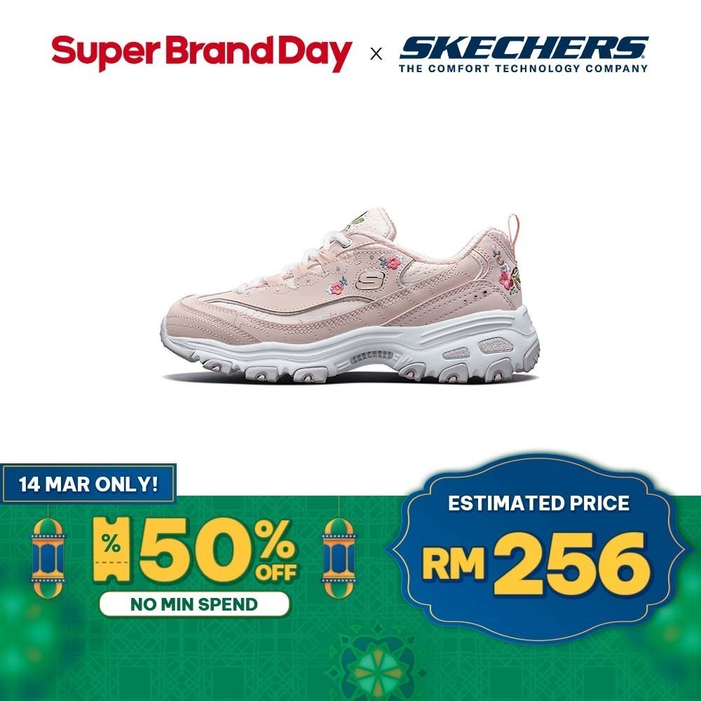 Skechers Women Sport D'Lites 1.0 Shoes - 11977-LTPK