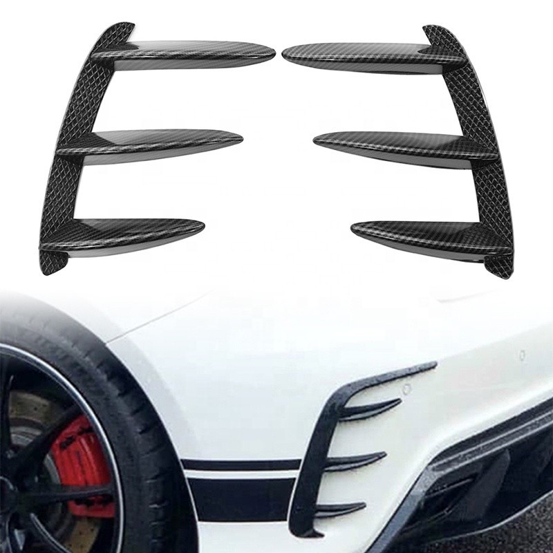 Spoiler Paraurti Posteriore Canard Per Mercedes Classe A W176 - In ABS Nero Lucido O Fibra Di Carbonio, 2013-2018