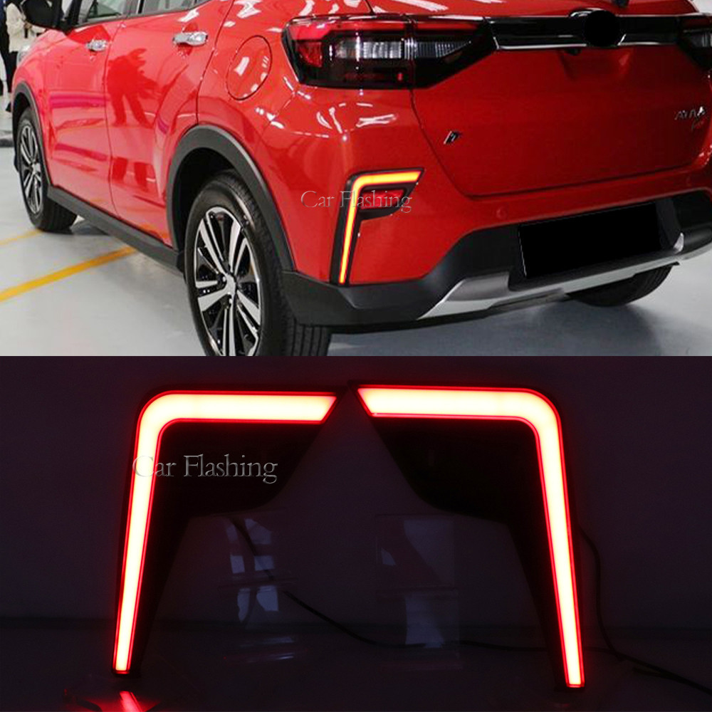 For Perodua Ativa 2020 2021 2022 LED Bumper Light Rear Fog Lamp Brake ...