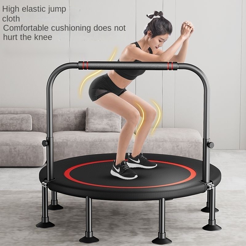 Foldable trampoline Adult fitness center Indoor trampoline Bumping bed ...