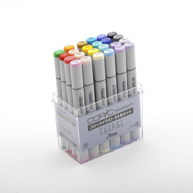 Alcohol Markers Copic Sketch 24 Color Set - Alcohol Marker
