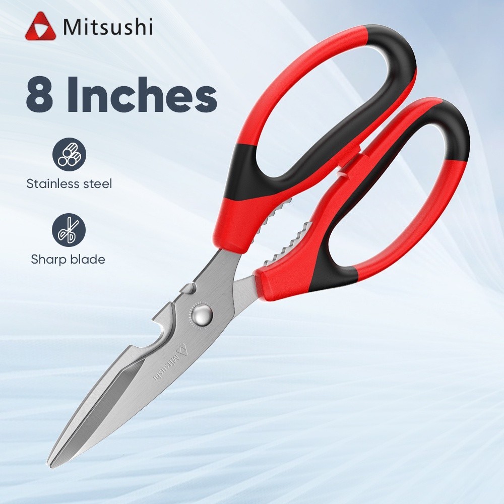 Mitsushi Kitchen Scissors Gunting Multi-purpose Stainless Steel ...