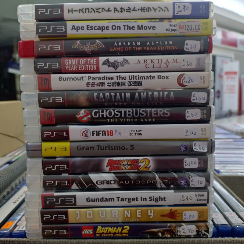 Various PS3 USED Games (Kid Friendly) Lot C Titles (PreOwned) Shopee