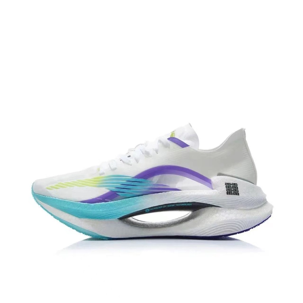 Low price promotion ultralight running shoes, professional racing marathon carbon plate thunder