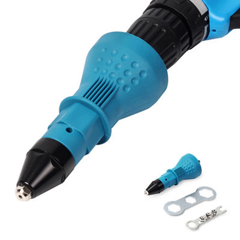 Electric Pull Drill Riveter Conversion Adapter Rivet Nozzle Nut Guns ...