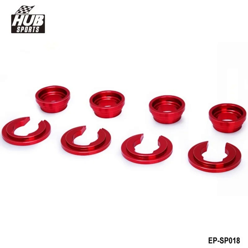 RED SUBFRAME SUN FRAME BUSHING COLLARS SET Jdm FOR NISSAN S13 S14 240SX