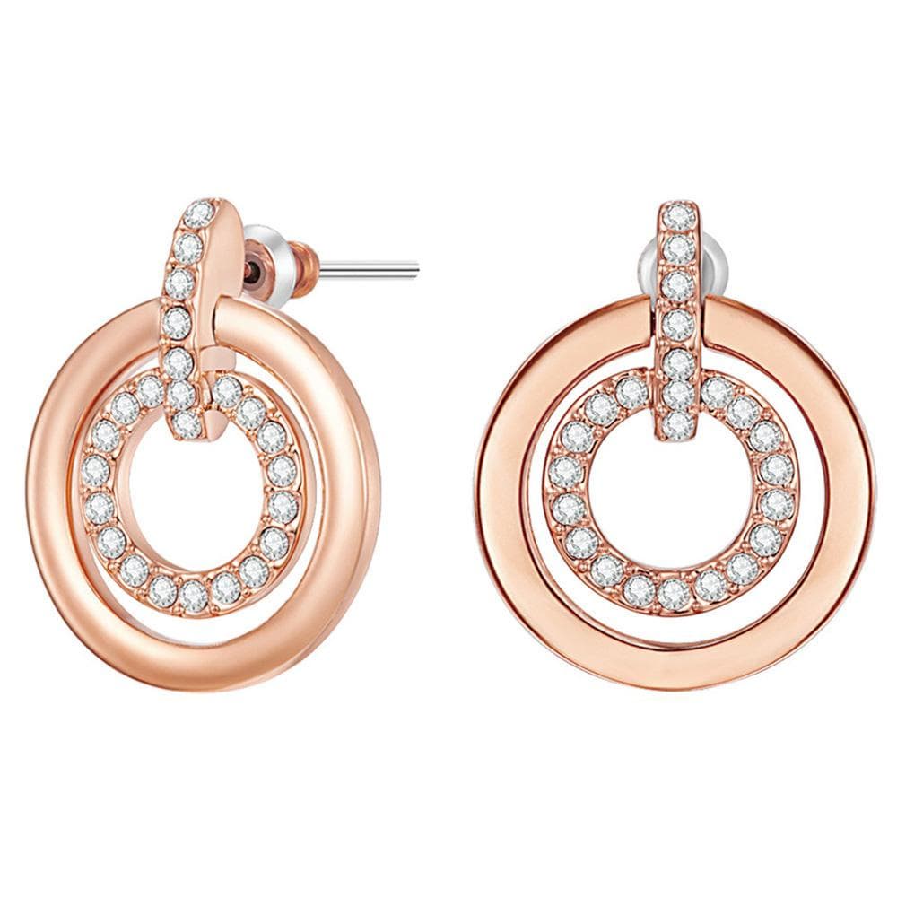 Swarovski classic clearance circle earrings