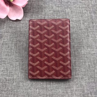 Goyard passport outlet holder red