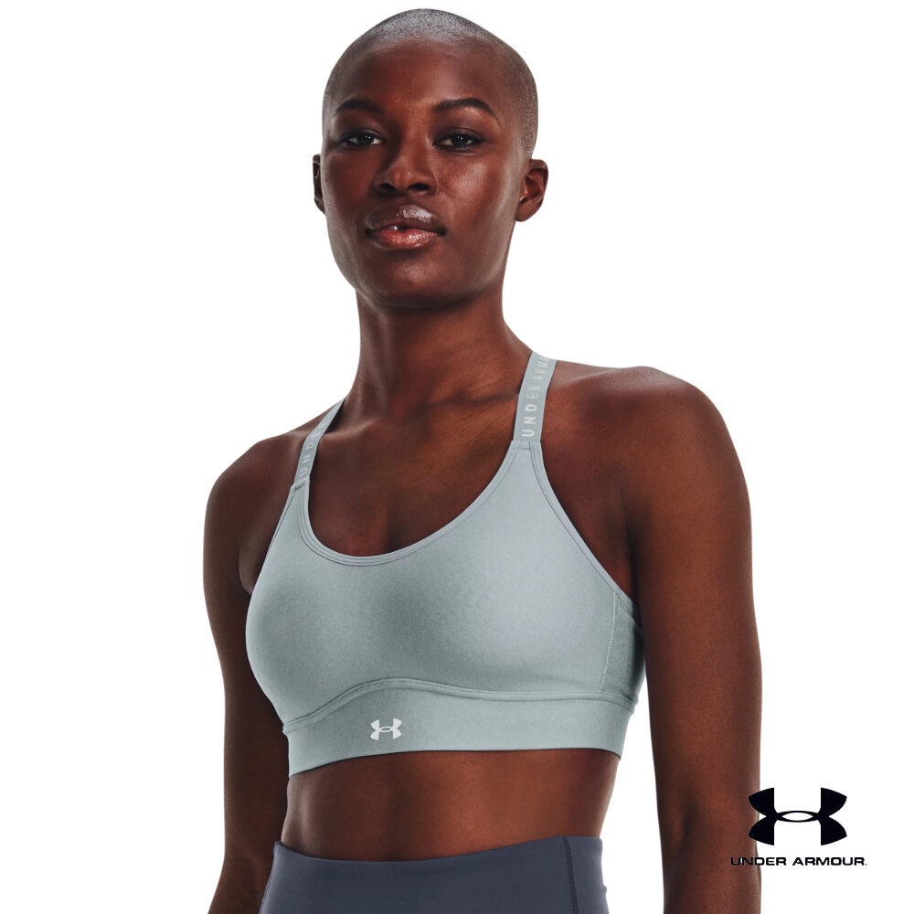 Women's UA Infinity Mid Heather Cover Sports Bra