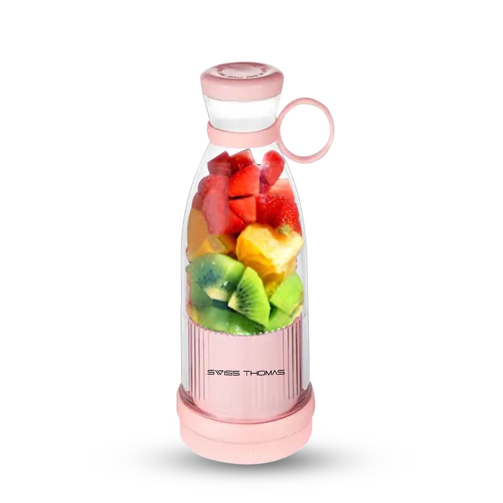 Swiss Thomas Portable Electric Fruit Juicer Blender Rechargeable Juice ...