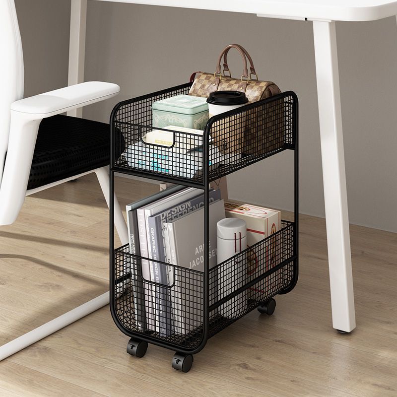 HY/6 Office Desk Storage Rack Desktop Bookshelf Movable Station Bag