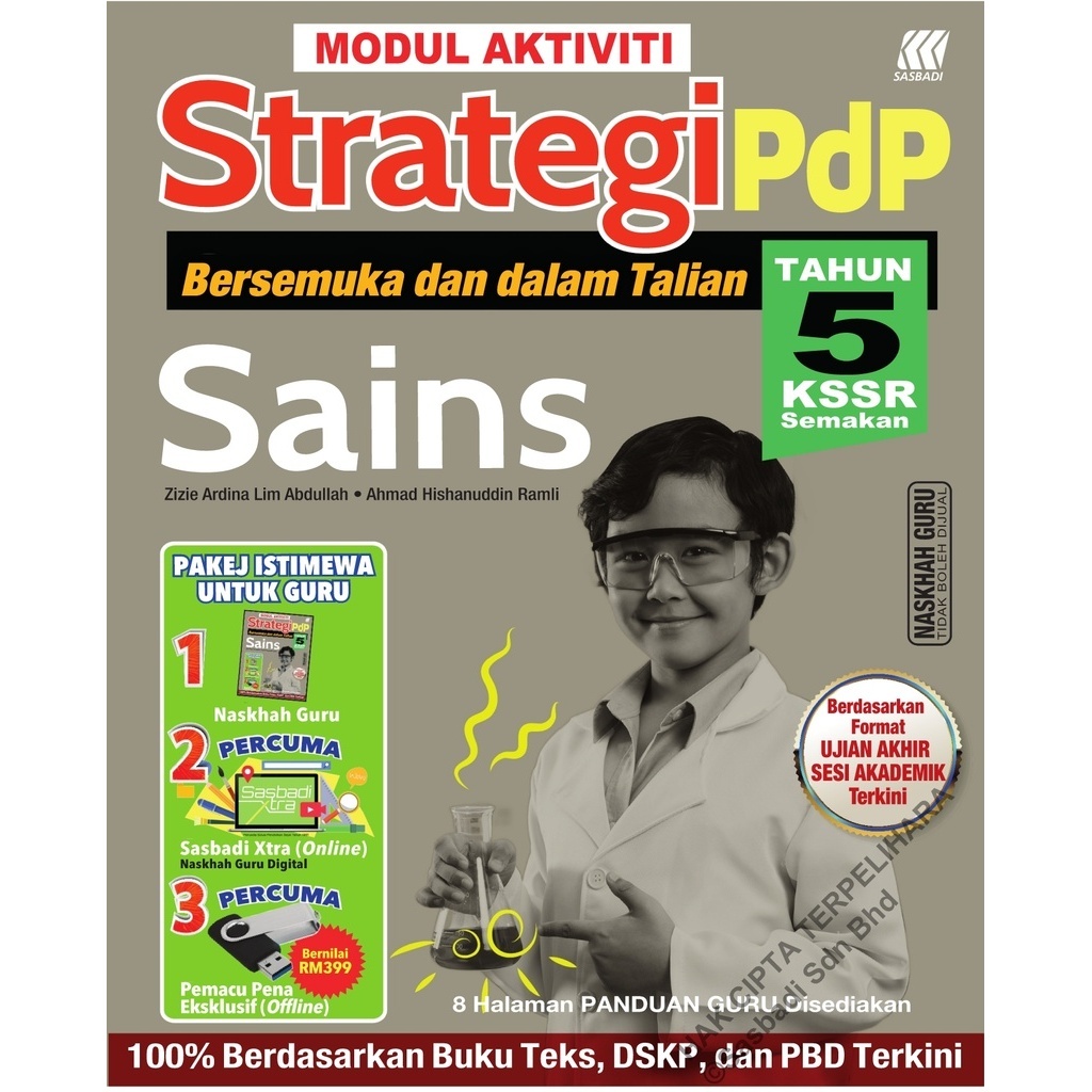 Sasbadi 2024: Modul Aktiviti Strategi PDP: Sains Tahun 5 ( Edisi Murid ...