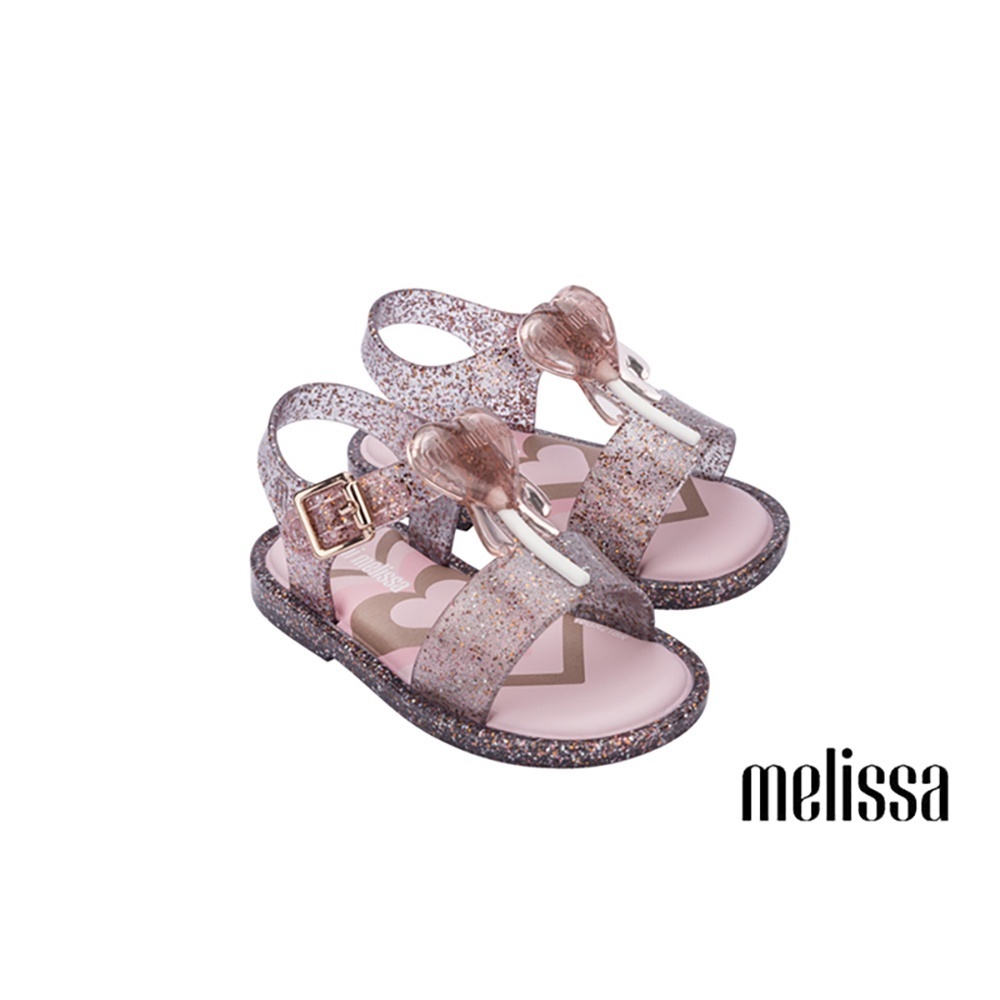 Mini Melissa Mar Sandal Love Pop BB Baby Shoe - Sandals (Glitter