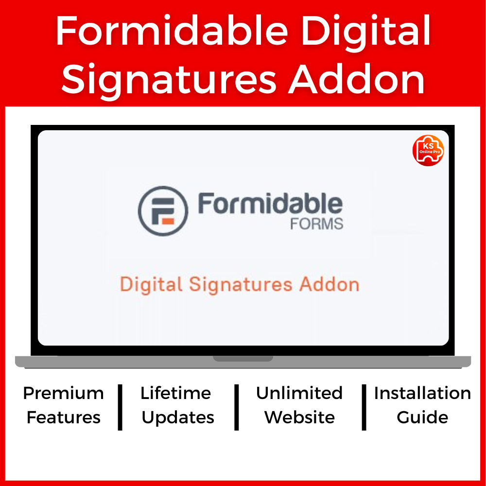 [Lifetime] Formidable Forms - Digital Signatures Addon (Latest Version ...