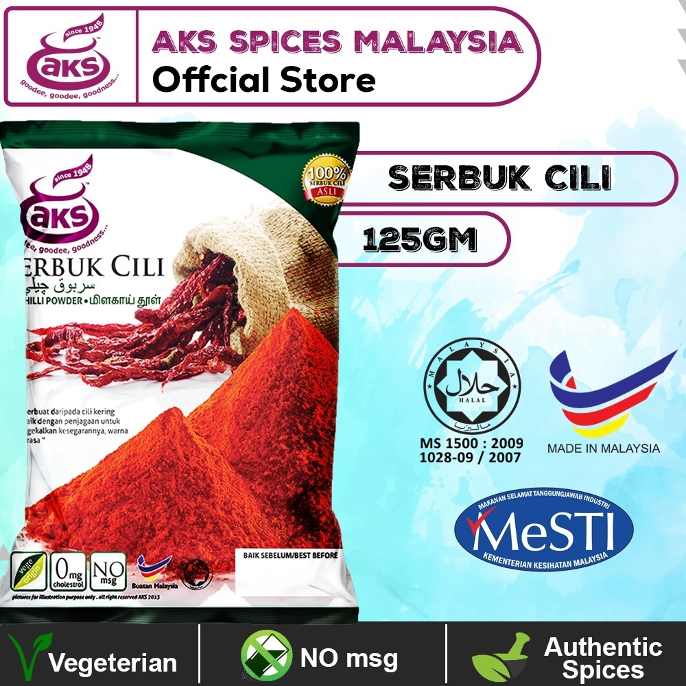 Serbuk Cili | Roasted Chili Powder [125G] - AKS | Shopee Malaysia