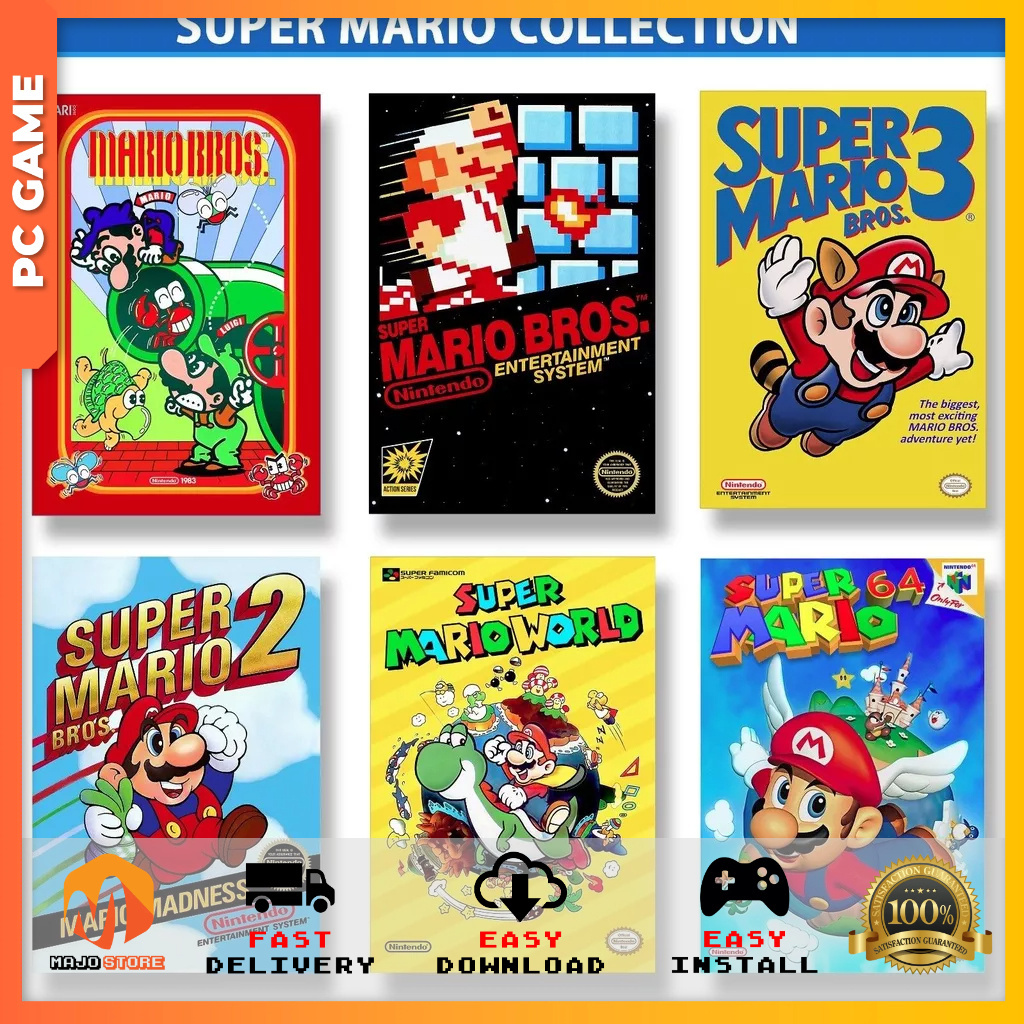 [PC Game] Super Mario NES and SNES Collection PC Digital Download ...