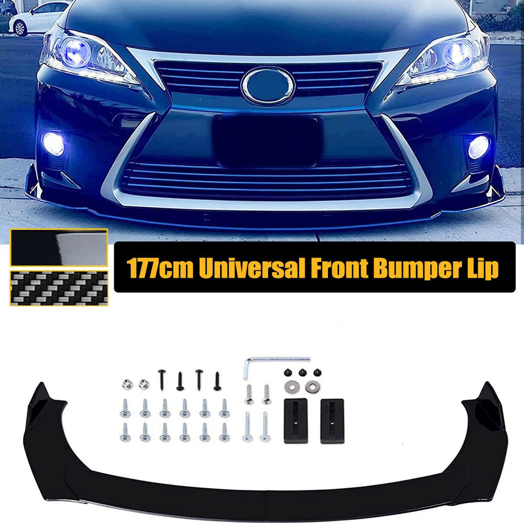 Universal Front Bumper Lip Spoiler For Lexus CT200H 20142017 IS RC GS