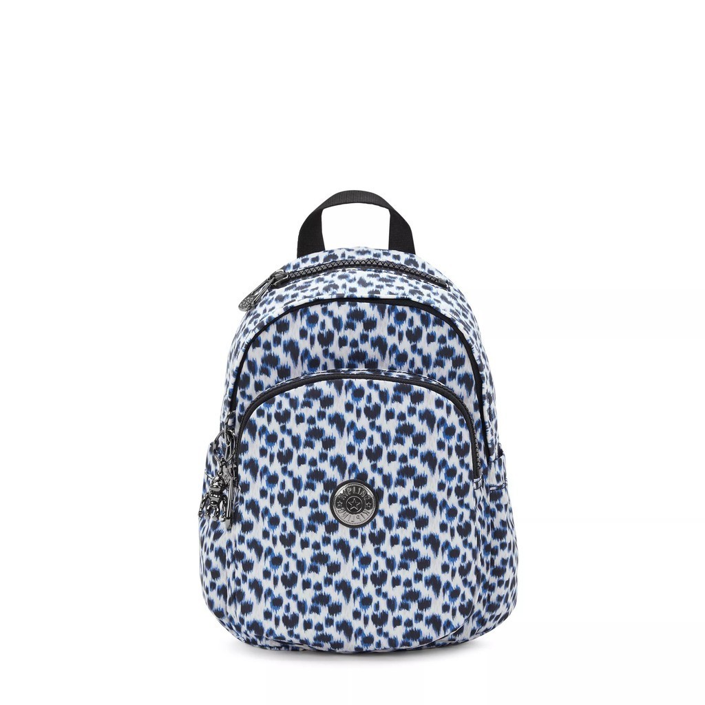 Kipling Delia Mini Curious Leopard Backpack | Shopee Malaysia