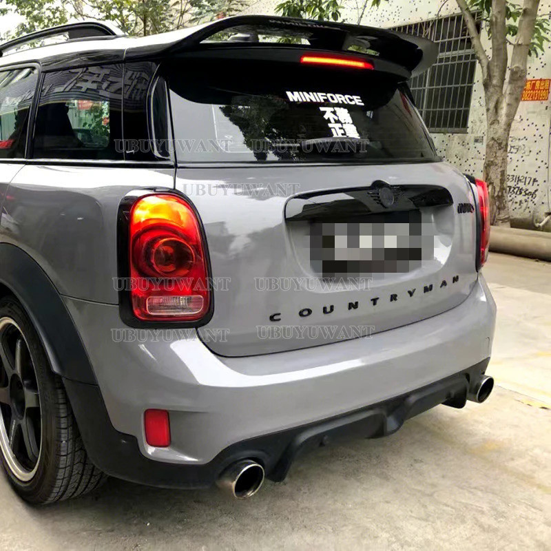 MDAK Barre Portapacchi In Alluminio Per Mini Countryman 2 (F60) 2017-2023 - Modello FLY, Colore Nero, Set Da 2 Barre Portatutto Per Tetto