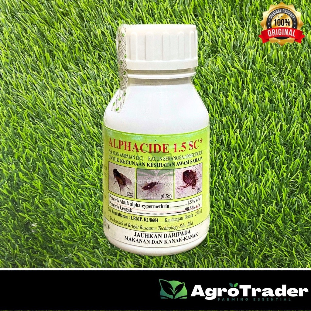 Alphacide 1.5 SC 250ml - alpha-cypermethrin 1.5% SC - sama Fendona SC ...