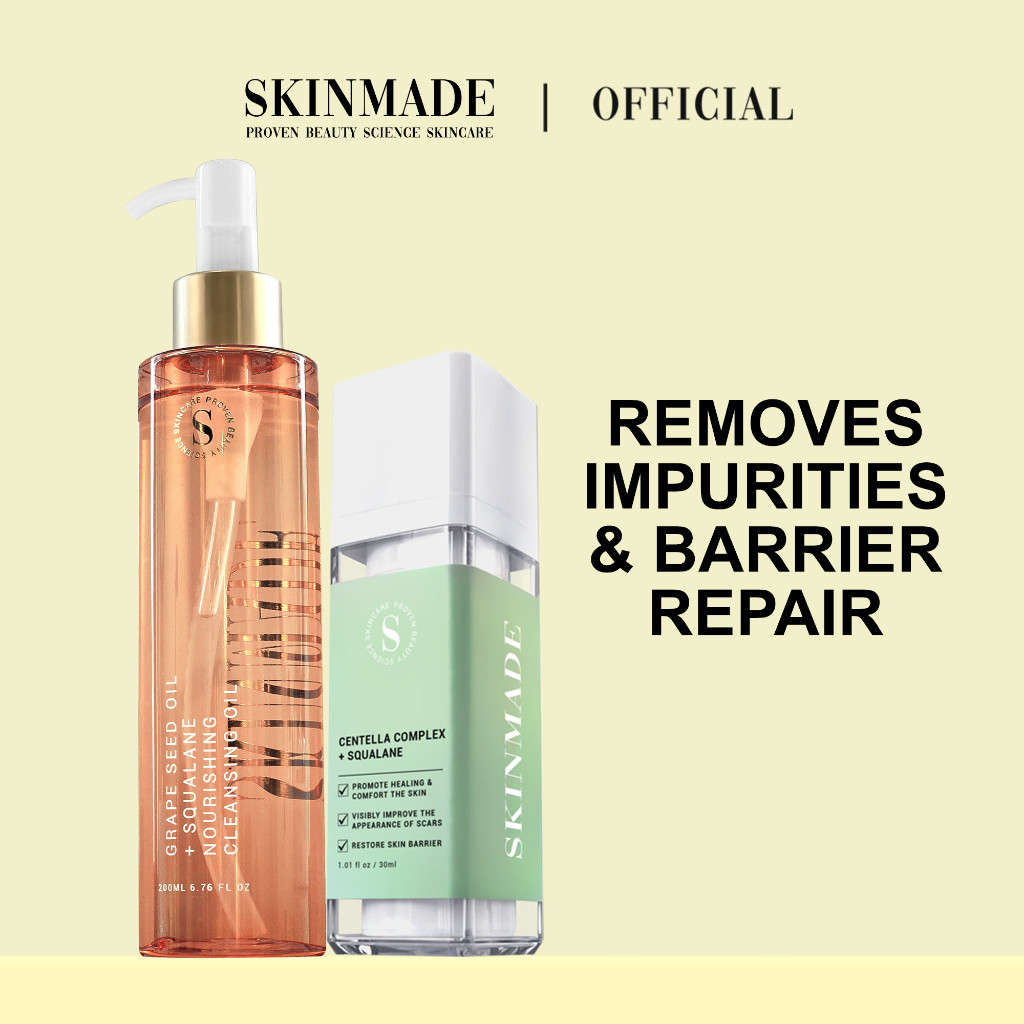 SKINMADE Removes Impurities - Grape Seed Cleansing Oil + Centella ...