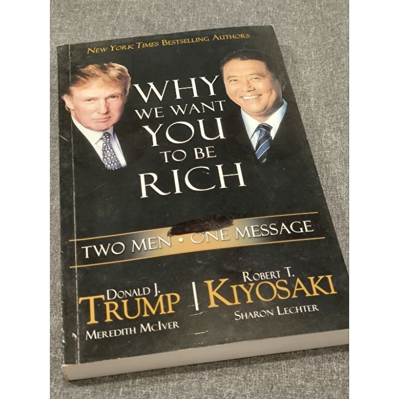 Why We Want You To Be Rich Donald Robert Kiyosaki Self Help Personal