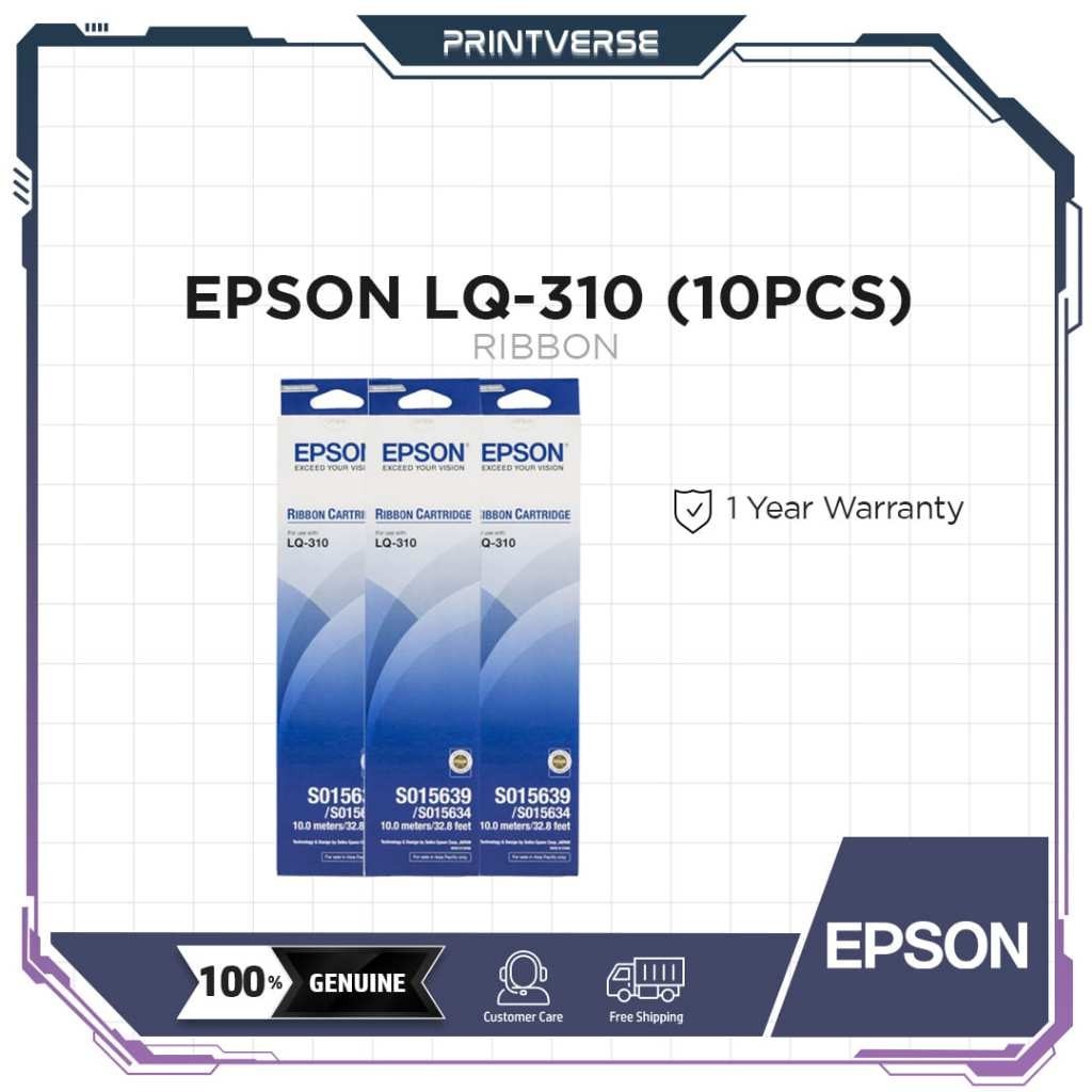 Epson LQ-310 Original Ribbon Cartridge C13S015639 10pcs / Epson LQ-310 ...