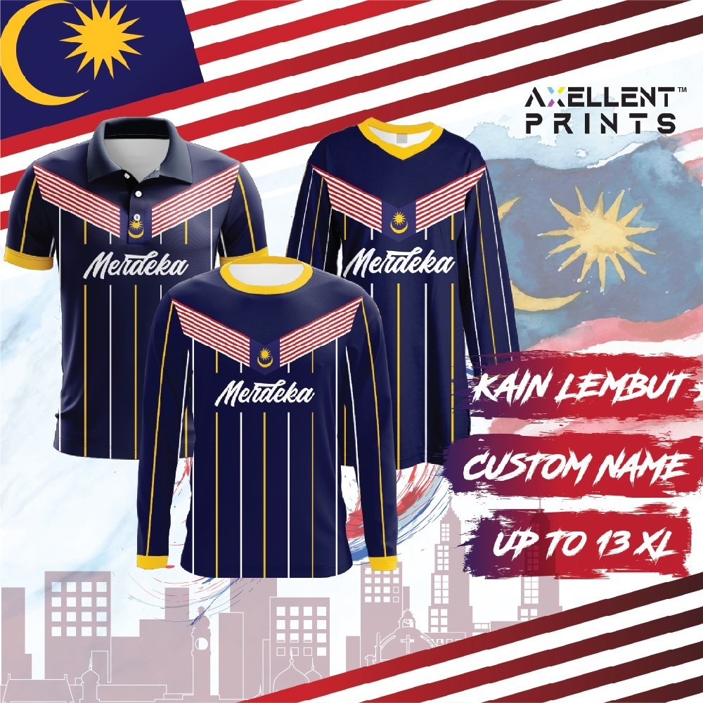Axellent Exclusive Merdeka Jersey Collection 2023 Baju Merdeka, Edition ...
