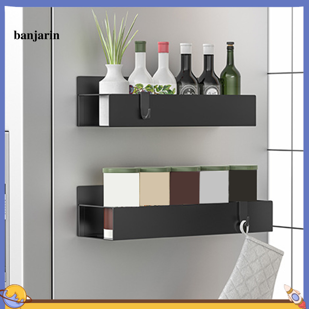 TF* Magnetic Wall Rack Refrigerator Storage Rack Strong Magnetic Spice ...