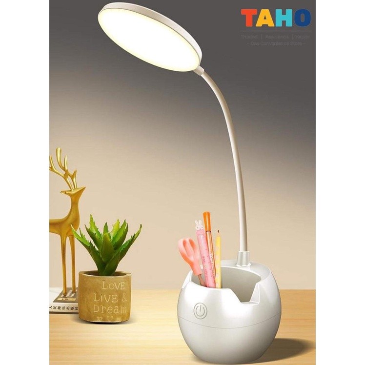 Wireless Table Light Rechargable Study Light Night Light LED Lamp Lampu ...