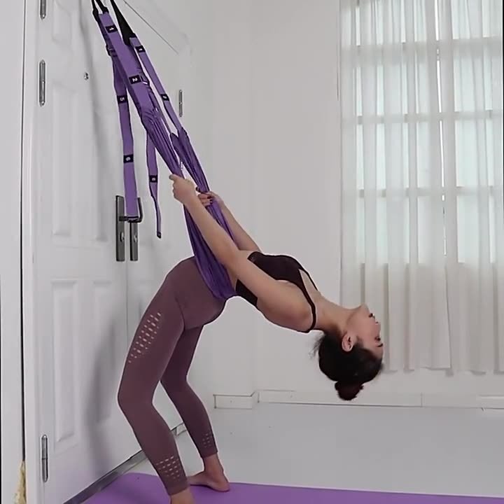 KY-6/Air Yoga Rope One-Word Horse Waist Trainer Split Inverted Yoga Aid ...