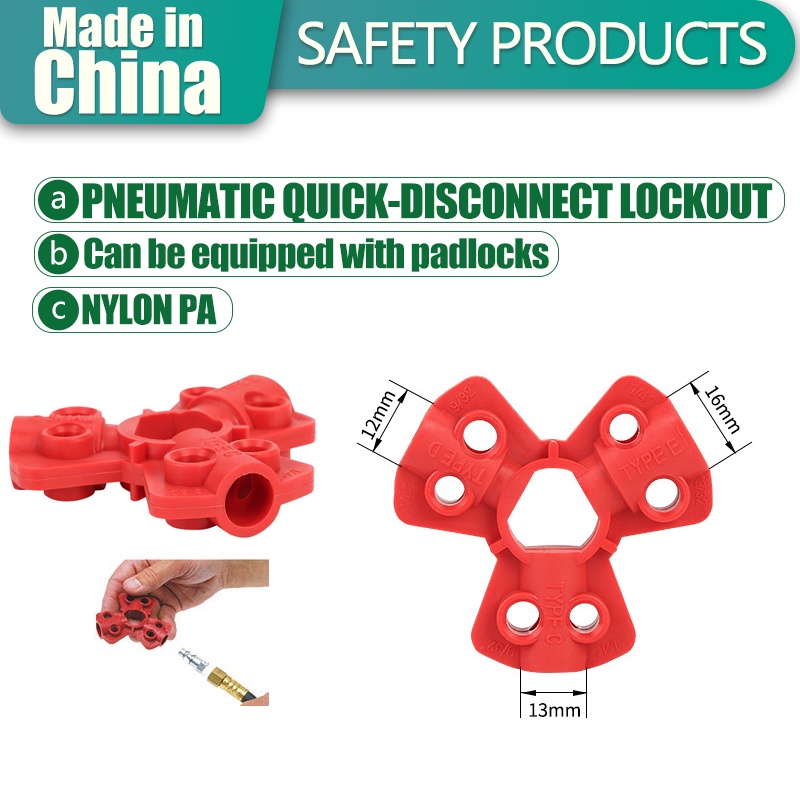 Lotolockout [PNEUMATIC QUICKDISCONNECT LOCKOUT] Safety PNEUMATIC Lock