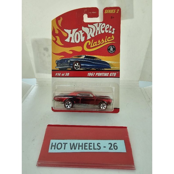 Hot Wheels Classics '67 Pontiac GTO - E28 Red Lines - Occasion - Mattel