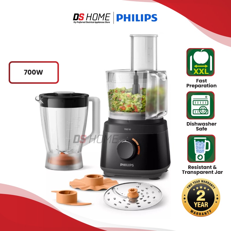 🔥HOT DEALS🔥 PHILIPS HR7320 (5 ATTACHMENTS) FOOD PROCESSOR 700W (HR7320/11) FOOD CHOPPER FOOD