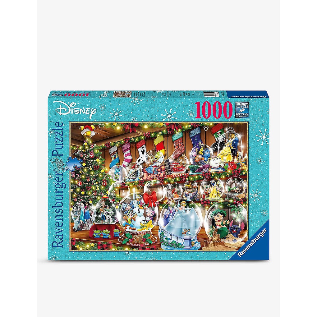 PUZZLES Ravensburger Christmas Snow Globe 1000-piece jigsaw puzzle ...