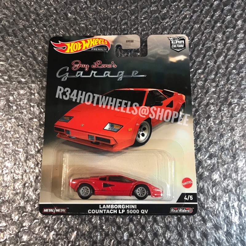 Hot Wheels Countach LP 500 Jay Leno Shopee Malaysia