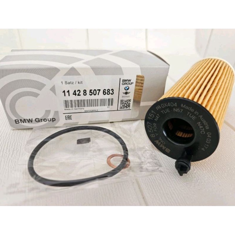OIL FILTER 11428507683 BMW N47 N57 ENGINE E90 E91 E92 E93 F20 F21 F22 F30 F31 F32 F34 Shopee