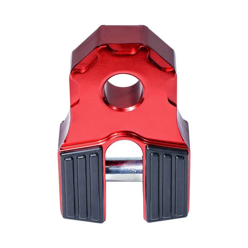 Aluminum Winch Hook Rope Trailer Hook Connector Flat Shackle Mount