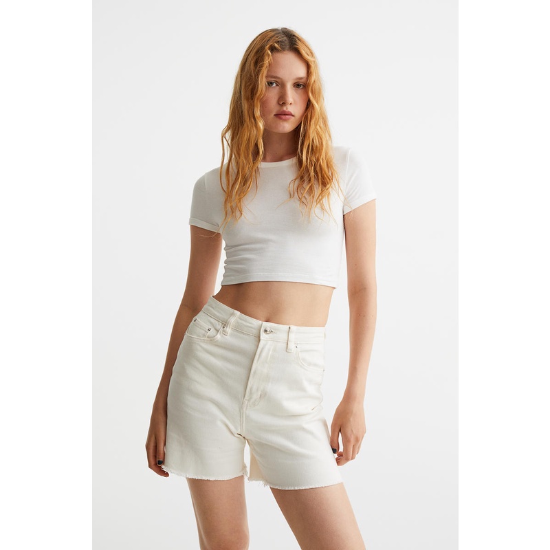 H&m twill shorts sales