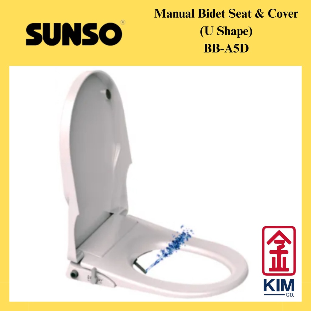 Sunso Manual Bidet Seat & Cover D Shape | Toilet Seat | Seat Cover ...