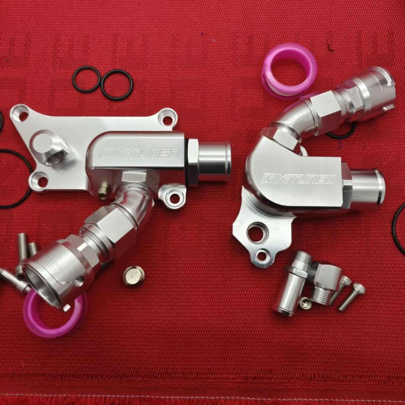Ktuned Honda K20 K24 K20Z3 K Series Upper Coolant Housing Adapter With