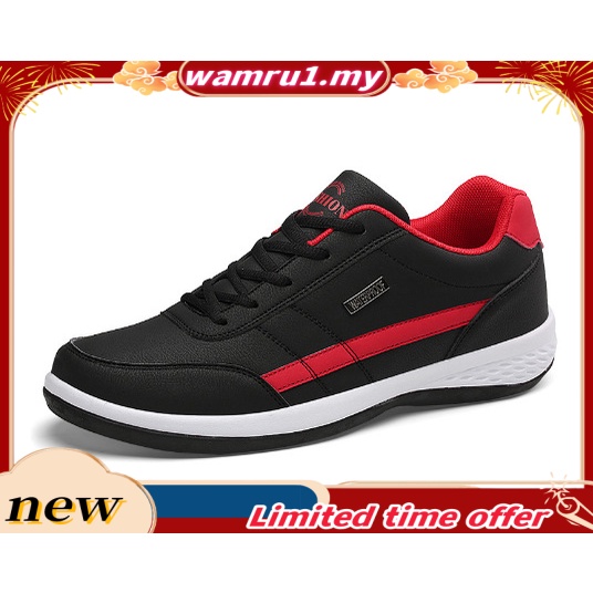 Ready Stock Men Shoes Sneakers Kasut Lelaki Sport Shoes Kulit Kasual 