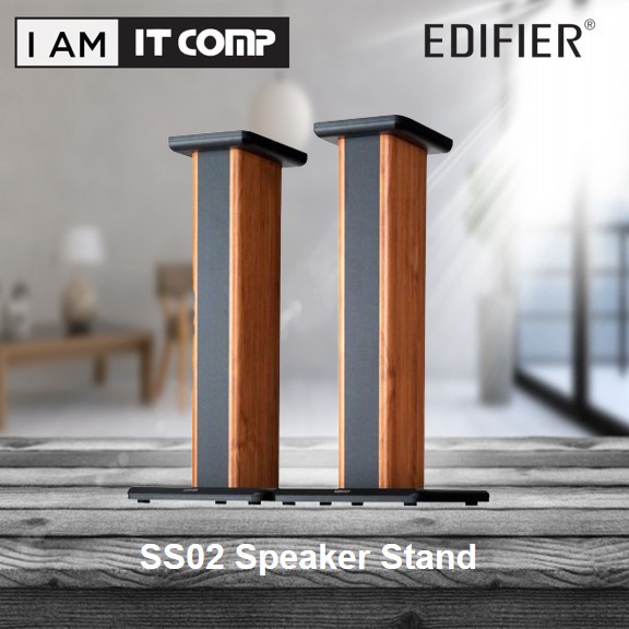 Edifier SS02 High Quality Bookshelf Speaker Stand Shopee Malaysia