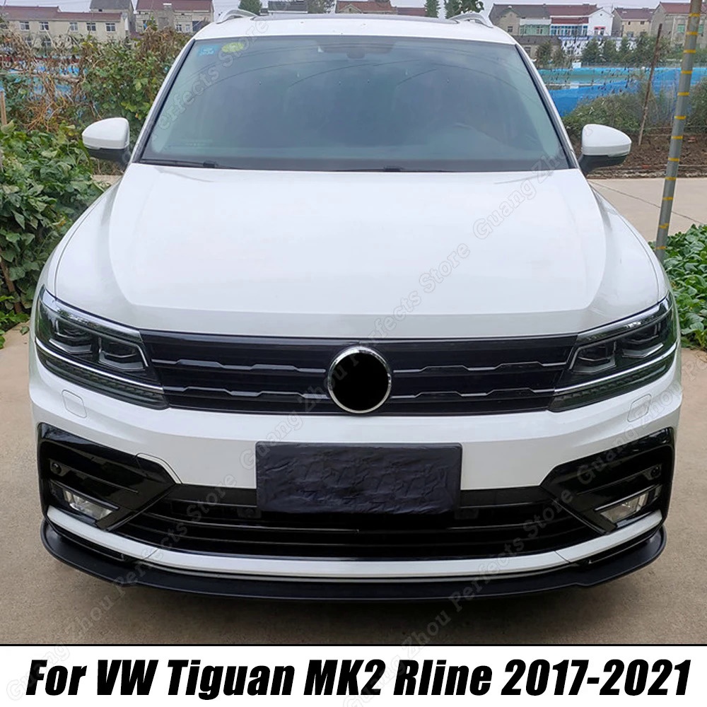 For VW Tiguan MK2 Rline 20172021 Car Front Bumper Mesh Center Grille