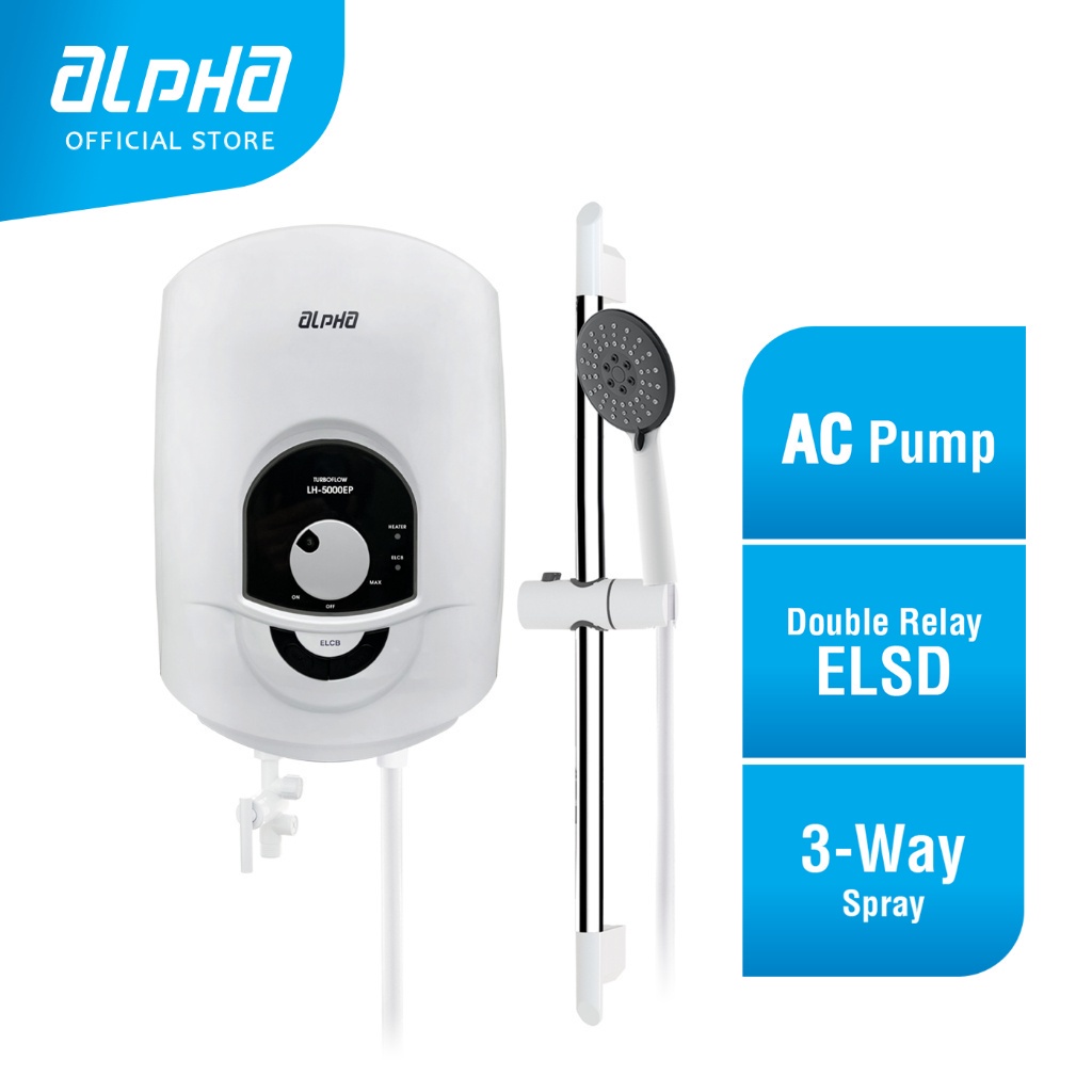 ALPHA LH5000 EP Instant Water Heater AC Pump Shopee Malaysia