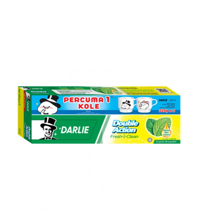 Darlie Toothpaste Twin Pack (Free Quby Mug)