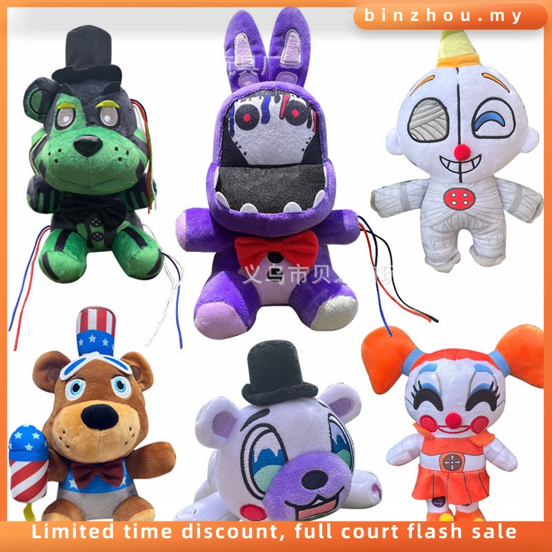 25cm Five Nights At Freddys 4 Fnaf Freddy Fazbear Bear Soft Plush Toys