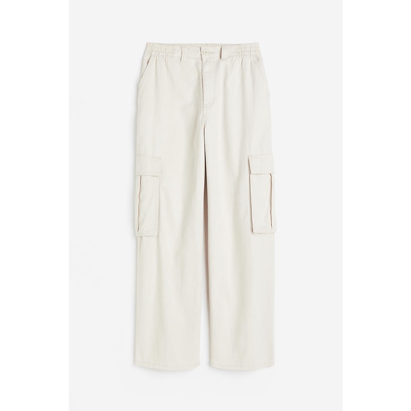 Ladies' Recycled Polyester Cropped Wide Pants