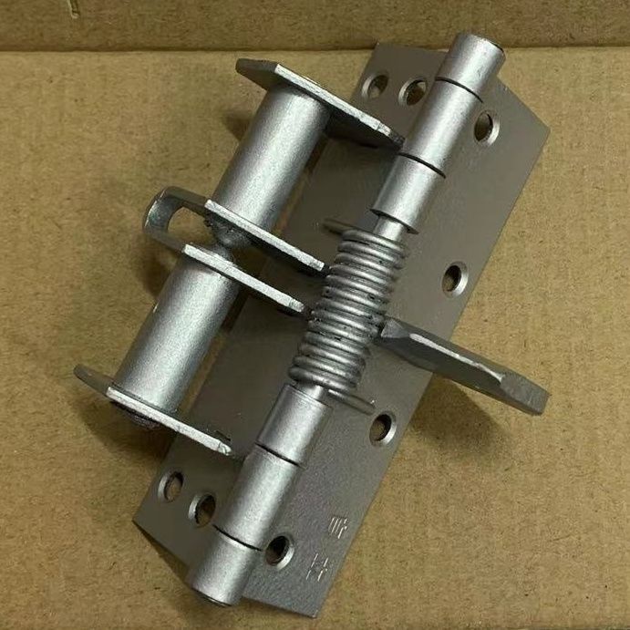 4inch multifunctional spring door hinge, detachable positioning door close 13.3cm