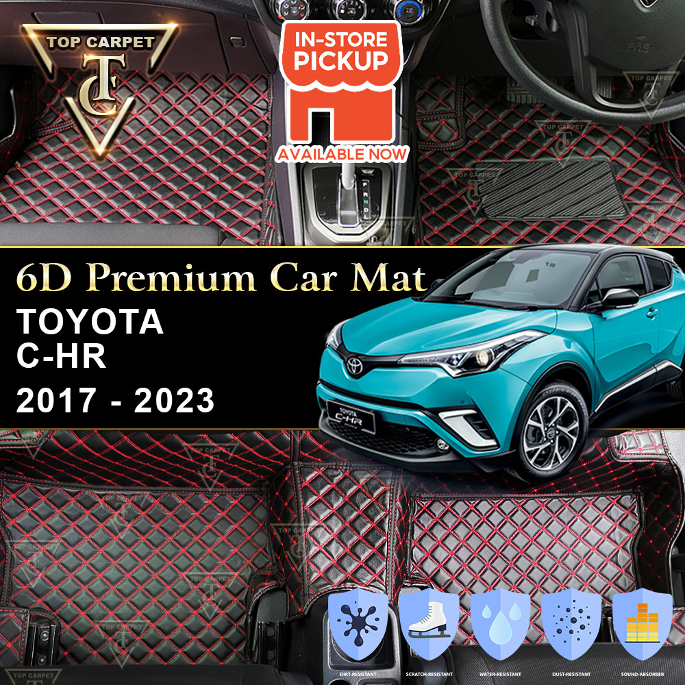 TOYOTA CHR CHR ( 2017 2022 ) 6D PU Leather Car Carpet VIP Car Mat